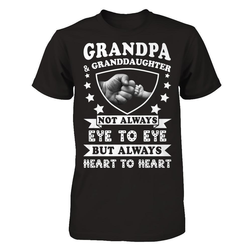 Grandpa And Granddaughter Not Always Eye To Eye-T-Shirt & Hoodie-Classic T-Shirt-Black