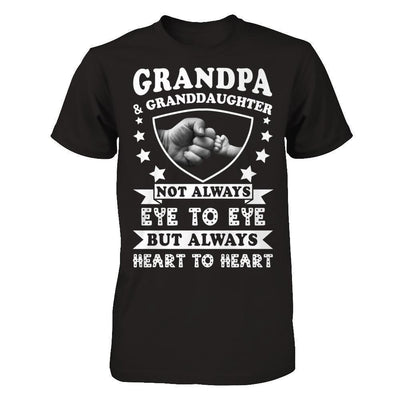 Grandpa And Granddaughter Not Always Eye To Eye-T-Shirt & Hoodie-Classic T-Shirt-Black