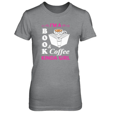 I'm A Book And Coffee Kinda Girl-T-Shirt & Tank Top-Women's T-Shirt-Sport Grey