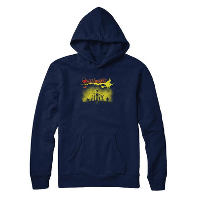 Happy Hallowine Funny Halloween Wine Drinkers 2017-T-Shirt & Tank Top-Pullover Hoodie-Navy