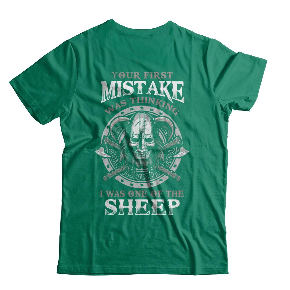Your First Mistake Was Thinking Valhalla Viking-T-Shirt & Hoodie-Classic T-Shirt-Kelly Green