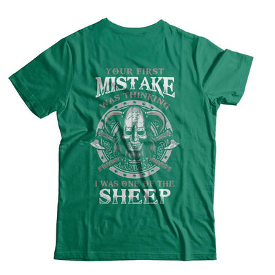 Your First Mistake Was Thinking Valhalla Viking-T-Shirt & Hoodie-Classic T-Shirt-Kelly Green