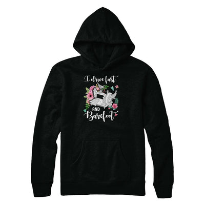 I Drive Fast And Barefoot Funny Sewing Quilting Fabric-T-Shirt & Tank Top-Pullover Hoodie-Black