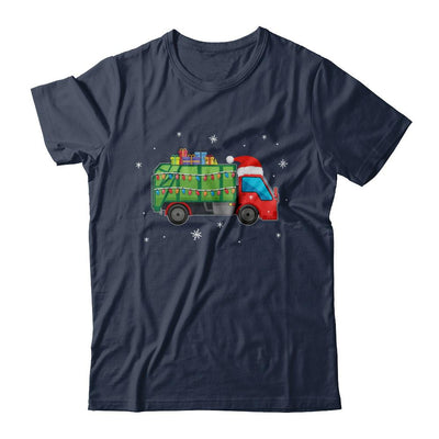 Garbage Truck Santa Hat Christmas Gifts-T-Shirt & Sweatshirt-Classic T-Shirt-Navy