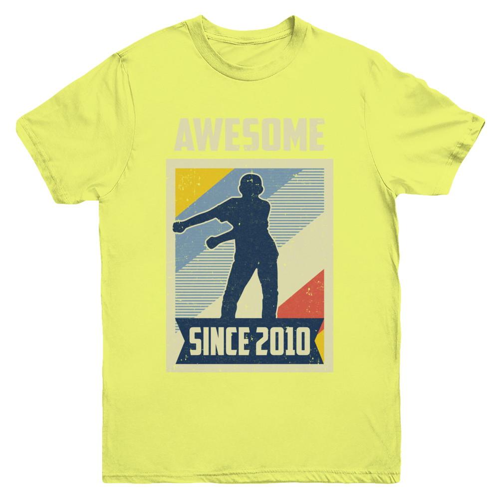 Vintage Floss 11th 2010 Birthday Gift for 11 Years Old Youth-Youth Shirt-Youth T-Shirt-Daisy