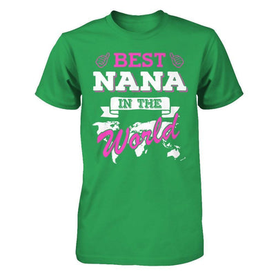 Best Nana In The World-T-Shirt & Hoodie-Premium T-Shirt-Kelly Green