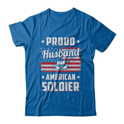 Proud Husband Of A Soldier Army Wife Veteran-T-Shirt & Hoodie-Classic T-Shirt-Royal
