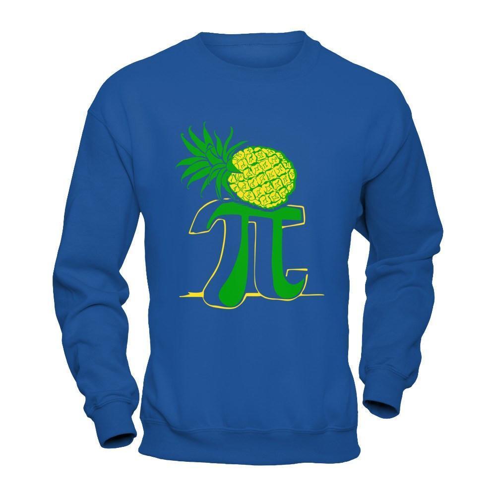 Funny Pi-Neapple Tshirt - Pi Day 2017 Gift Tee-T-Shirt & Hoodie-Crewneck Sweatshirt-Royal