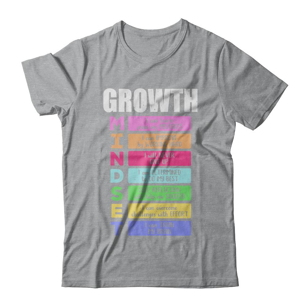 Growth Mindset-T-Shirt & Hoodie-Classic T-Shirt-Sport Grey