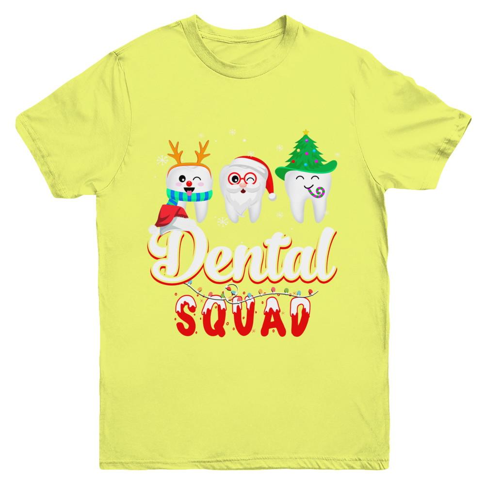 Dental Squad Tooth Christmas Dental Assistant Gifts Youth-Youth Shirt-Youth T-Shirt-Daisy