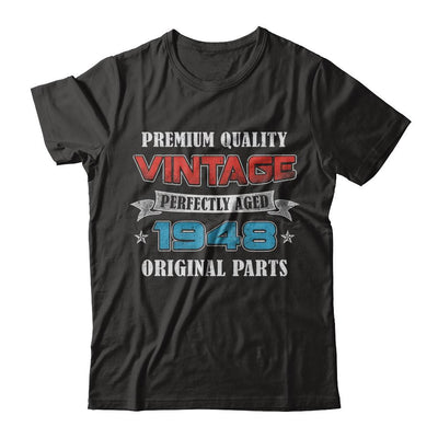 Vintage Premium Prefectly Aged 1948 73th Birthday Gift-T-Shirt & Hoodie-Classic T-Shirt-Black