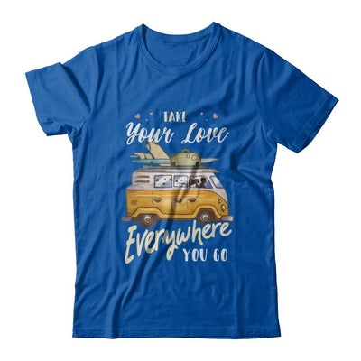 Take Your Love Everywhere You Go Couple-T-Shirt & Hoodie-Premium T-Shirt-Royal