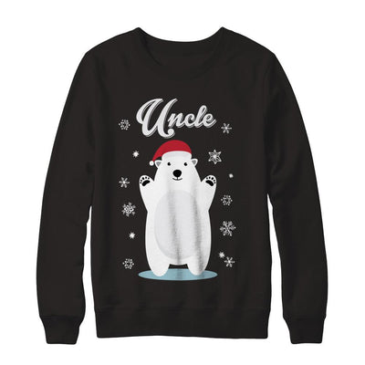 Uncle Bear Christmas Santa Pajamas-T-Shirt & Sweatshirt-Crewneck Sweatshirt-Black