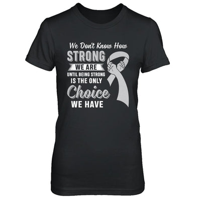 Being Strong Choice Parkinson's Disease Brain Cancer-T-Shirt & Hoodie-Women's T-Shirt-Black