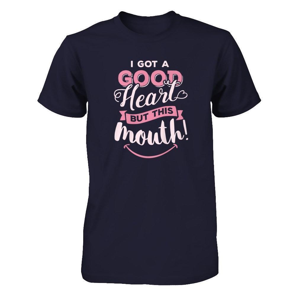 I Got A Good Heart But This Month-T-Shirt & Tank Top-Premium T-Shirt-Midnight Navy