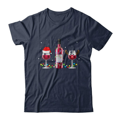 Xmas Merry Christmas Wine Winey Gift-T-Shirt & Sweatshirt-Classic T-Shirt-Navy