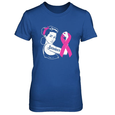 We Can Cure It Breast Cancer Pink Awareness Survivor-T-Shirt & Hoodie-Women's T-Shirt-Royal
