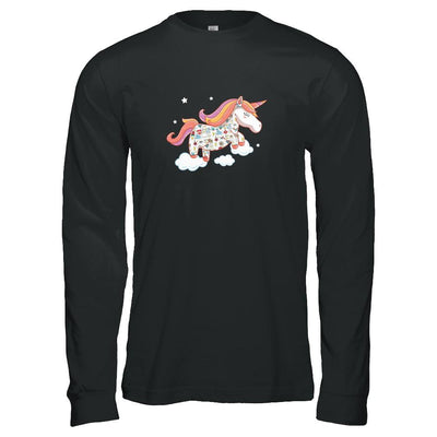 Tattooed Girl Unicorn Tattoos-T-Shirt & Tank Top-Long Sleeve T-Shirt-Black