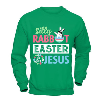 Dabbing Silly Rabbit Easter Is For Jesus-T-Shirt & Hoodie-
