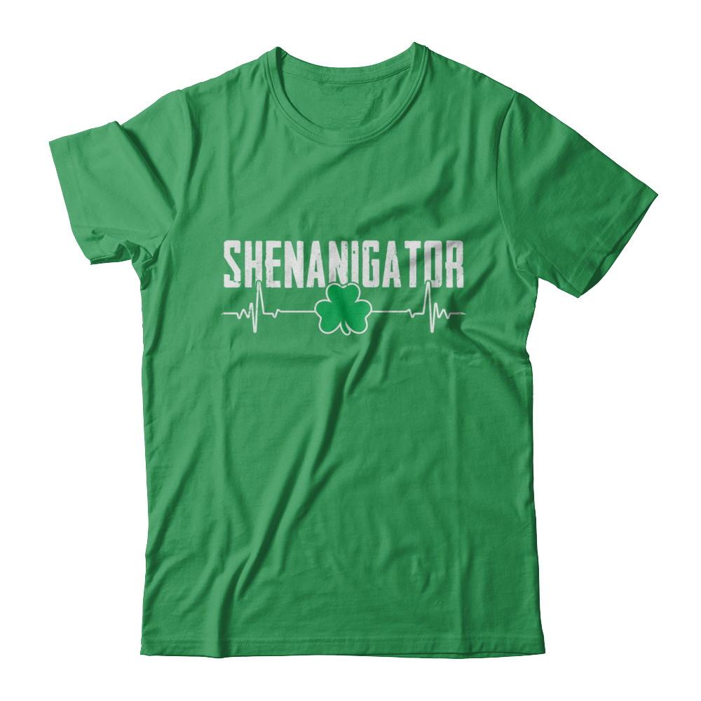 Shenanigator Happy St Patrick's Day-T-Shirt & Hoodie-Premium T-Shirt-Kelly Green