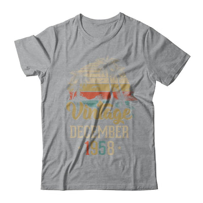 Retro Classic Vintage December 1958 63th Birthday Gift-T-Shirt & Hoodie-Classic T-Shirt-Sport Grey