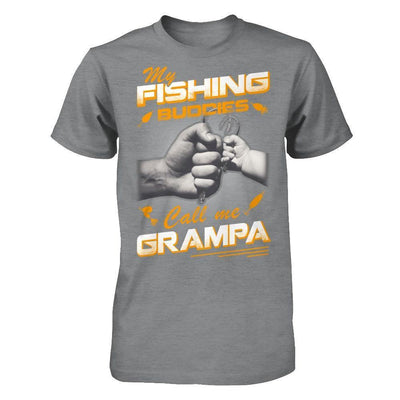 My Fishing Buddies Call Me Grampa-T-Shirt & Hoodie-Classic T-Shirt-Sport Grey