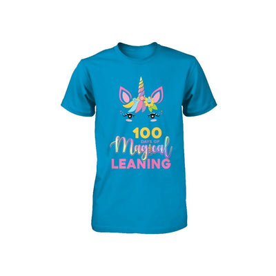 100 Days Of Magical Leaning School Unicorn Girl Gift Youth-Youth Shirt-