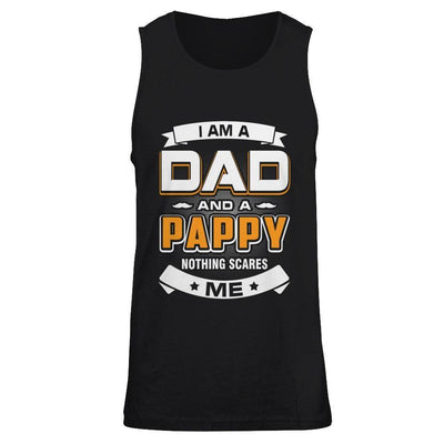 I Am A Dad And A Pappy Nothing Scares Me-T-Shirt & Hoodie-Unisex Tank-Black