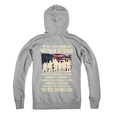 Vietnam Veteran The Best America Had Proud-T-Shirt & Hoodie-Pullover Hoodie-Light Steel