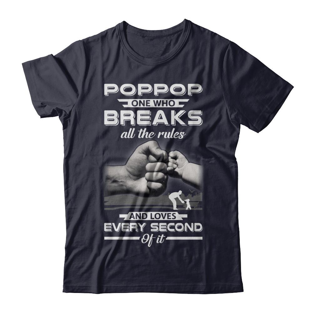 Poppy One Who Breaks All The Rules And Loves Every Second Of It-T-Shirt & Hoodie-Premium T-Shirt-Midnight Navy