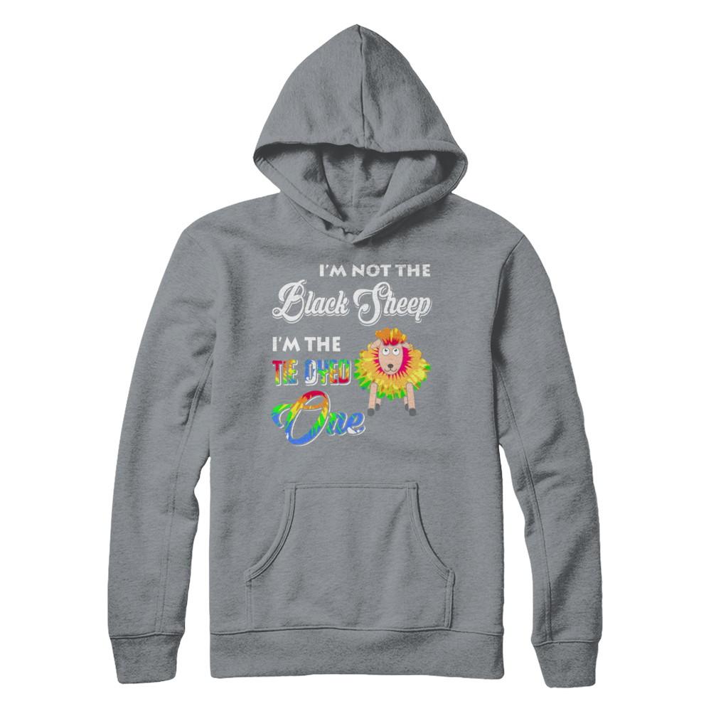 I'm Not The Black Sheep I'm The Tie Dyed One-T-Shirt & Hoodie-Pullover Hoodie-Light Steel