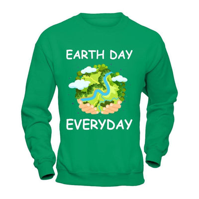 Animals On Earth Day Everyday 2018-T-Shirt & Hoodie-Crewneck Sweatshirt-Irish Green