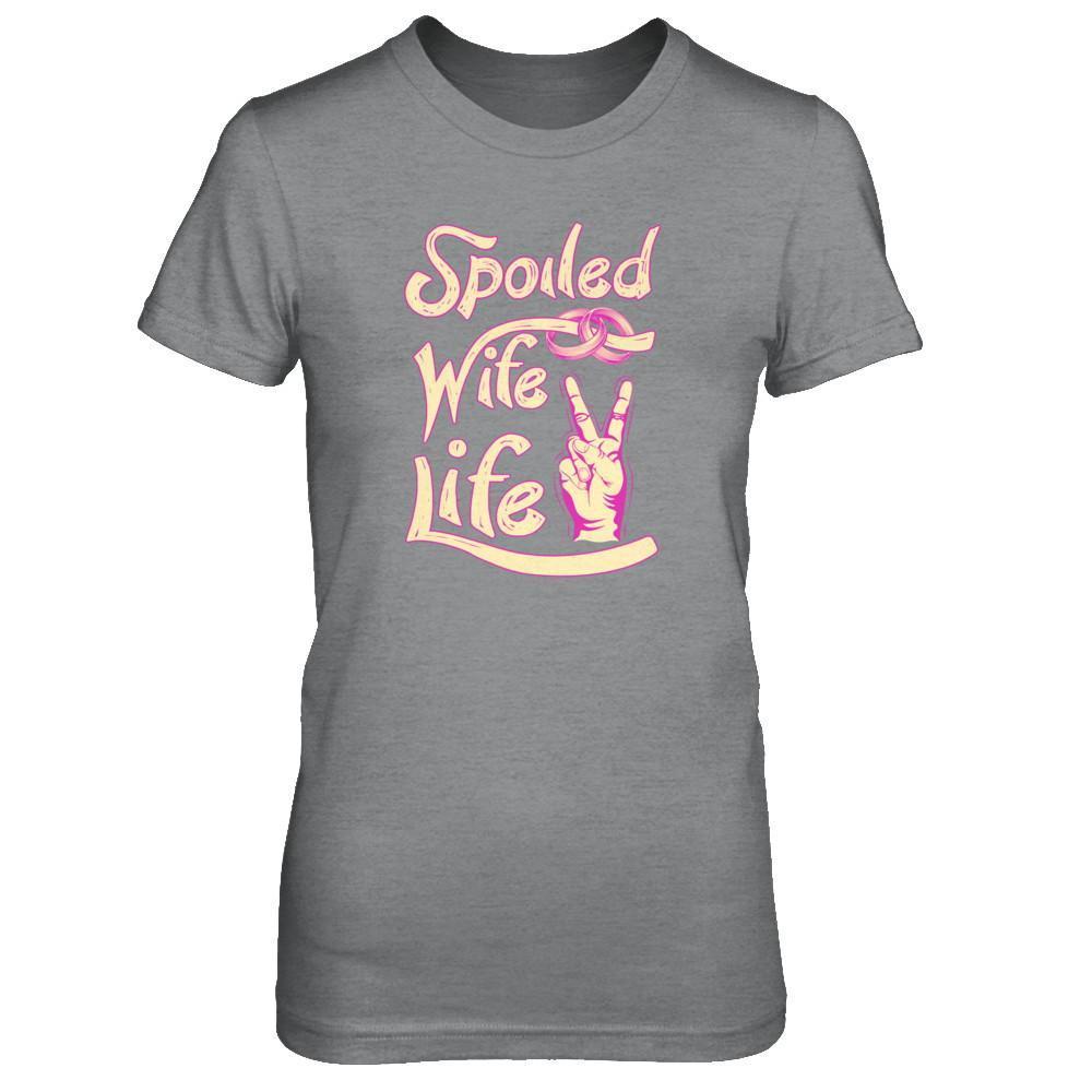 Spoiled Wife Life-T-Shirt & Tank Top-Women's T-Shirt-Sport Grey