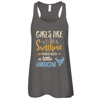 Girls Are Sunshine Mixed Little Hurricane-T-Shirt & Tank Top-