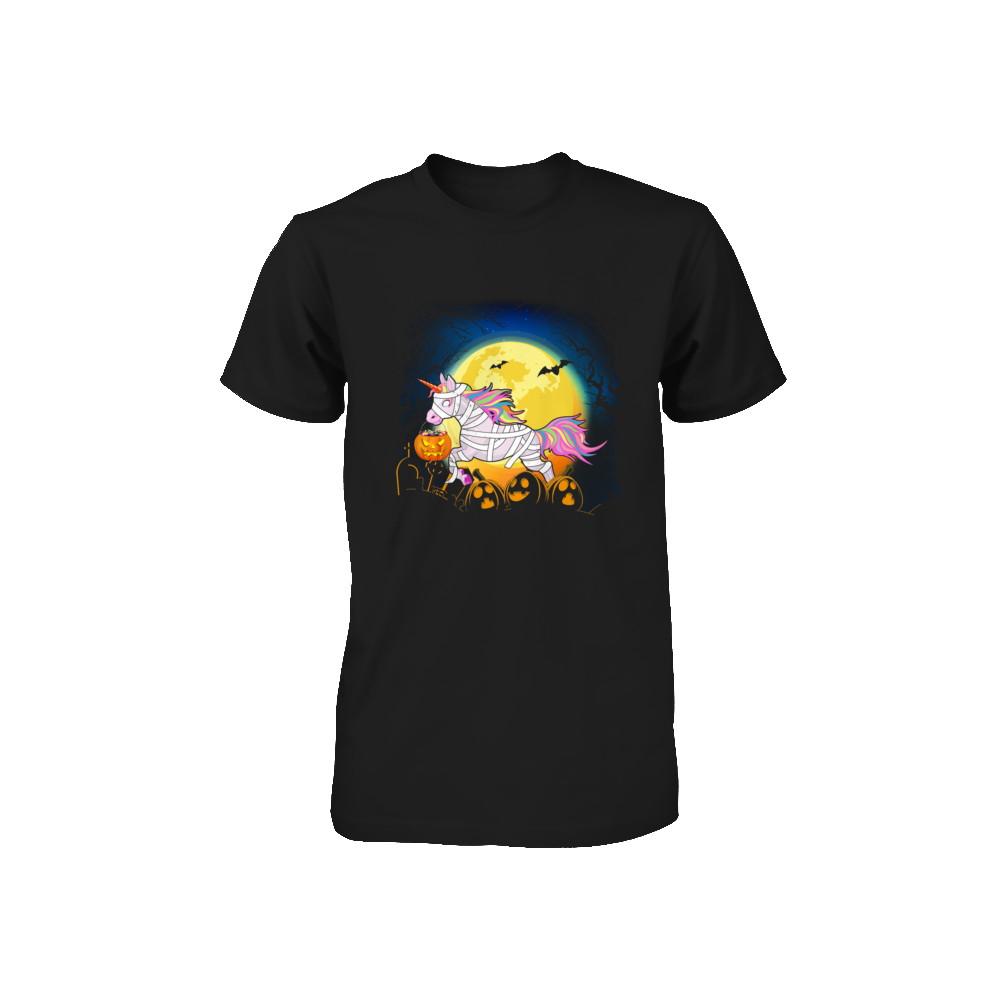 Halloween Pumpkin Unicorn Gift For Kids Girls Youth-Youth Shirt-Toddler T-Shirt-Black