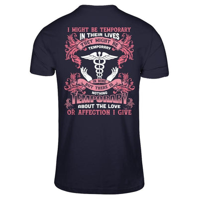 I Might Be Temporary In Their Lives They Might Be Temporary-T-Shirt & Hoodie-Premium T-Shirt-Midnight Navy
