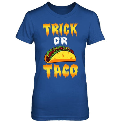 Halloween Trick Or Tacos Halloween Trick Or Treat-T-Shirt & Hoodie-Women's T-Shirt-Royal