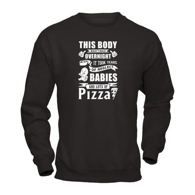This Body Wasn't Built Overnight-T-Shirt & Hoodie-Crewneck Sweatshirt-Black