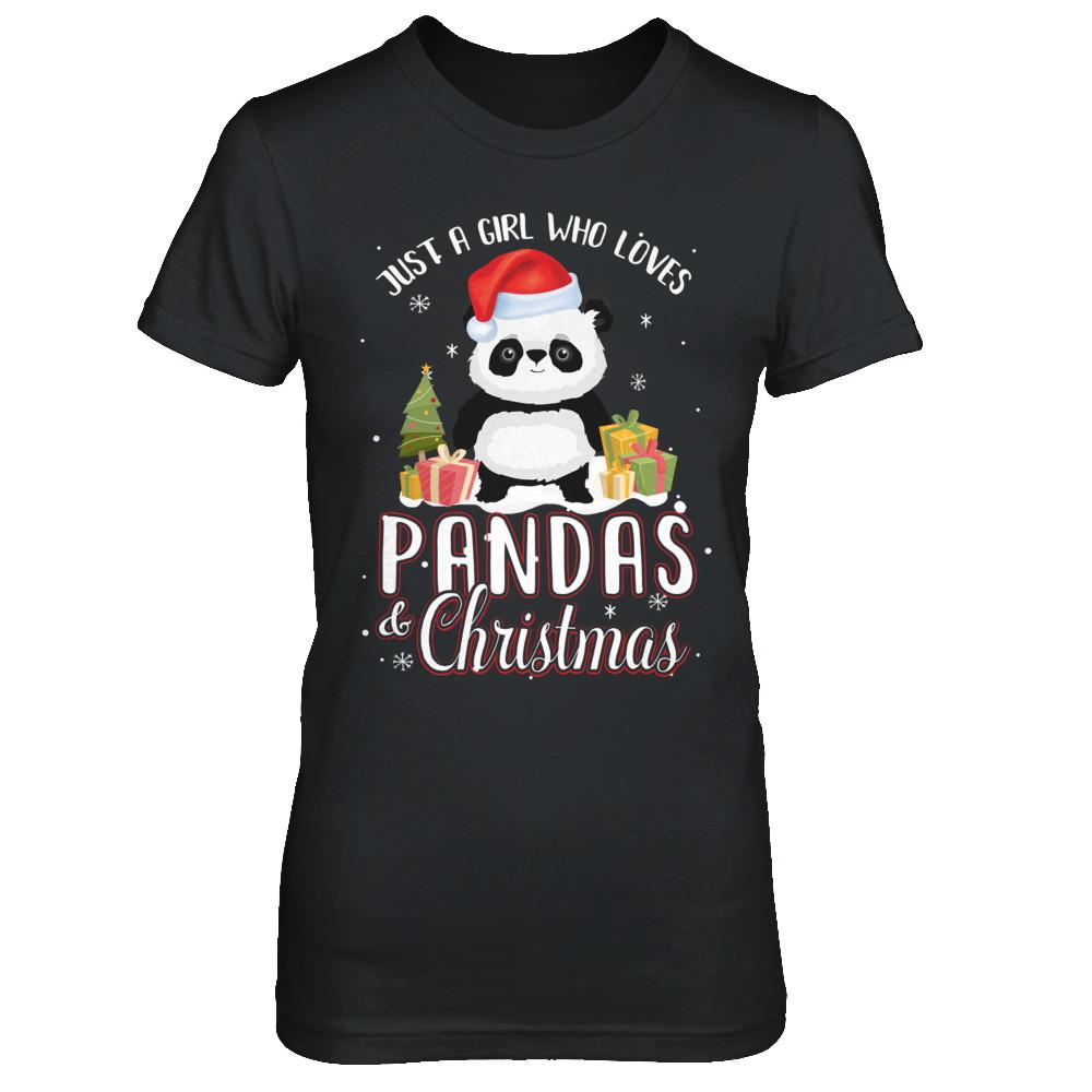 Just A Girl Who Loves Pandas And Christmas