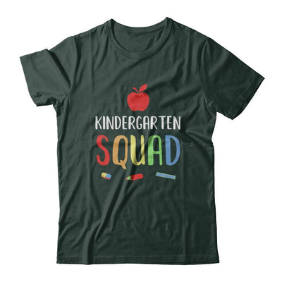 Kindergarten Squad Back To School Teacher Gift-T-Shirt & Hoodie-Classic T-Shirt-Forest Green