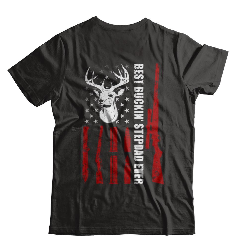 Best Buckin' Stepfather Ever Deer Hunting Stepdad Fathers Day