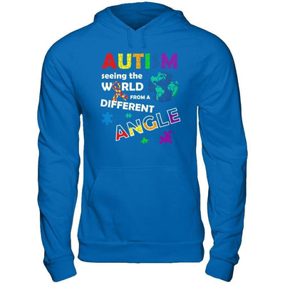 Autism Seeing The World Differently Angel-T-Shirt & Hoodie-Pullover Hoodie-Royal