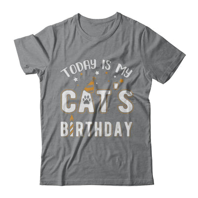 Today is My Cat's Birthday-T-Shirt & Hoodie-Classic T-Shirt-Sport Grey