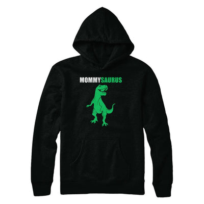 Mommysarus Funny Dinosaur First Time Mom Mothers Day-T-Shirt & Hoodie-Hanes - Heavyweight Pullover Hoodie-Black