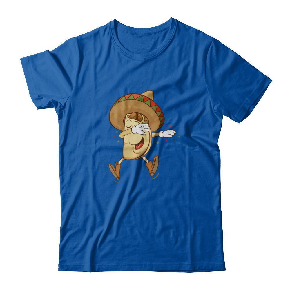 Dabbing Taco Mexican Food Lover-T-Shirt & Tank Top-Premium T-Shirt-Royal
