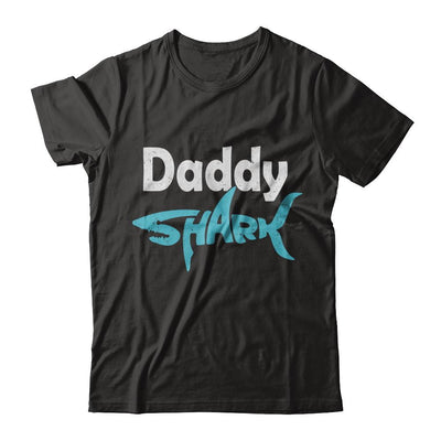 Daddy Shark Dad Family Fathers Day Gifts Idea-T-Shirt & Hoodie-Classic T-Shirt-Black