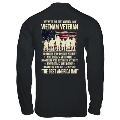 Vietnam Veteran The Best America Had Proud-T-Shirt & Hoodie-Long Sleeve T-Shirt-Black