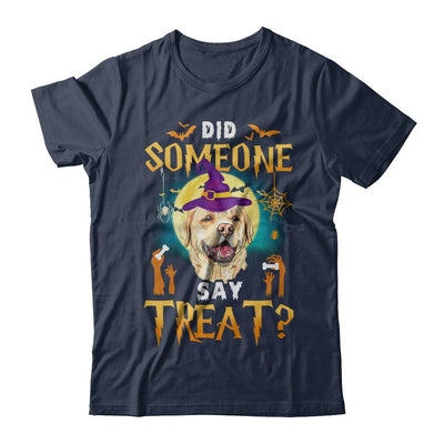 Did Someone Say Treat Labrador Halloween Costume-T-Shirt & Hoodie-Classic T-Shirt-Navy