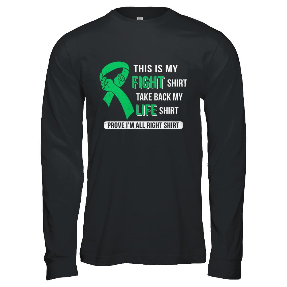 This Is My Fight Kidney Disease Liver Cancer Awareness-T-Shirt & Hoodie-Long Sleeve T-Shirt-Black
