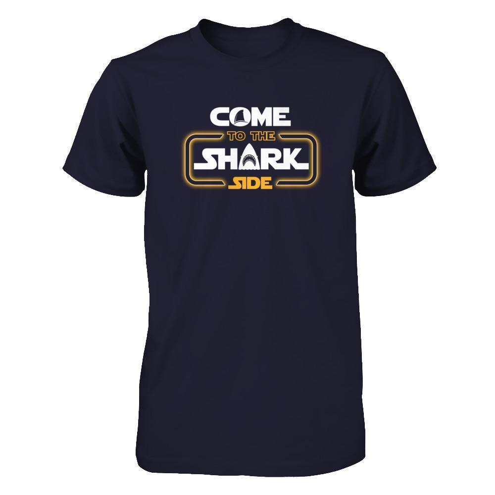 Come To The Shark Side-T-Shirt & Tank Top-Premium T-Shirt-Midnight Navy